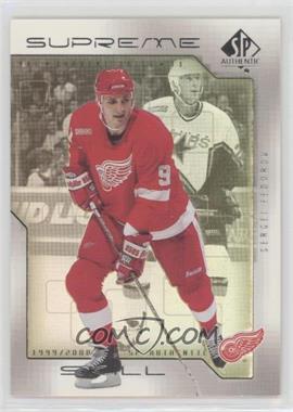 1999-00 SP Authentic - Supreme Skill #SS5 - Sergei Fedorov