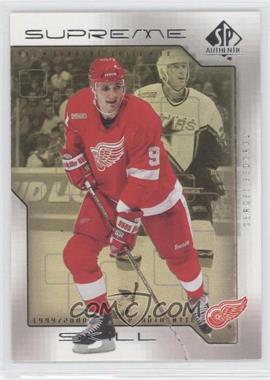 1999-00 SP Authentic - Supreme Skill #SS5 - Sergei Fedorov