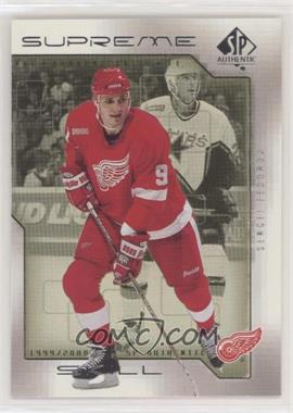 1999-00 SP Authentic - Supreme Skill #SS5 - Sergei Fedorov