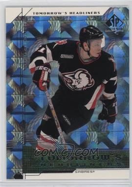 1999-00 SP Authentic - Tomorrow's Headliners #TH3 - Maxim Afinogenov