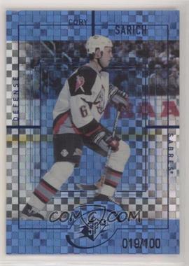 1999-00 SPx - [Base] - Radiance #18 - Cory Sarich /100 [EX to NM]