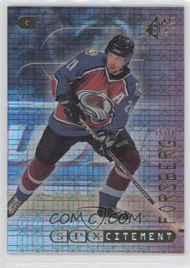 1999-00 SPx - SPXcitement #X14 - Peter Forsberg