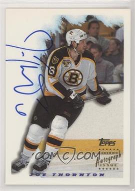 1999-00 Topps - Certified Autograph Issue #TA10 - Joe Thornton