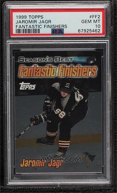 1999-00 Topps - Season's Best Fantastic Finishes #FF2 - Jaromir Jagr [PSA 10 GEM MT]