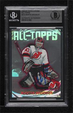 1999-00 Topps Chrome - All-Topps #AT 2 - Martin Brodeur [BAS BGS Authentic]