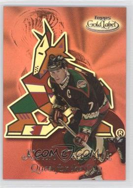 1999-00 Topps Gold Label - Quest for the Cup #QC2 - Keith Tkachuk