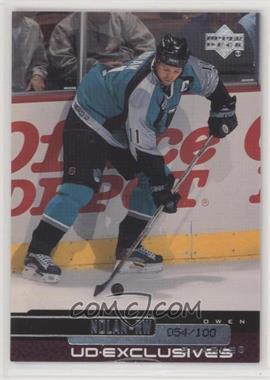 1999-00 Upper Deck - [Base] - UD Exclusives #282 - Owen Nolan /100