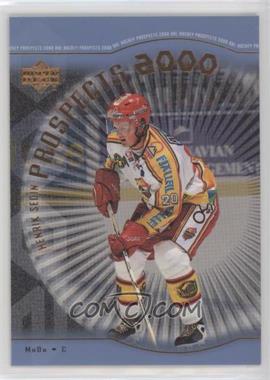 1999-00 Upper Deck - [Base] #308 - 2000 Prospects - Henrik Sedin