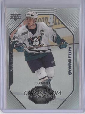 1999-00 Upper Deck - Ice Gallery - Quantum Silver #IG-2 - Paul Kariya /100