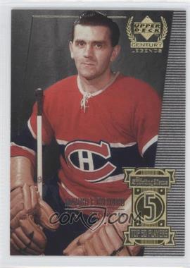 1999-00 Upper Deck Century Legends - [Base] #5 - Maurice Richard