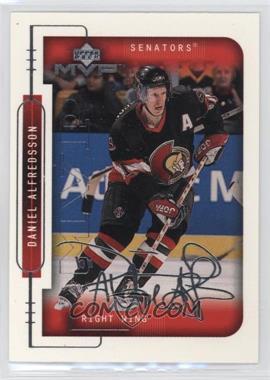 1999-00 Upper Deck MVP - [Base] - Silver Script #140 - Daniel Alfredsson