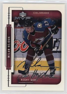 1999-00 Upper Deck MVP - [Base] - Silver Script #58 - Milan Hejduk