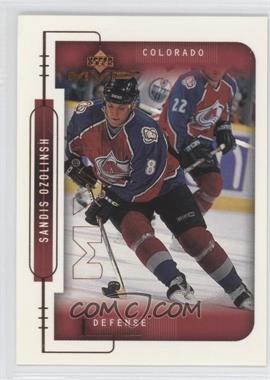 1999-00 Upper Deck MVP - [Base] #56 - Sandis Ozolinsh