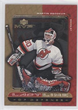 1999-00 Upper Deck MVP - Last Line #LL2 - Martin Brodeur