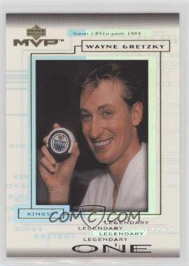 1999-00 Upper Deck MVP - Legendary One #LO-6 - Wayne Gretzky