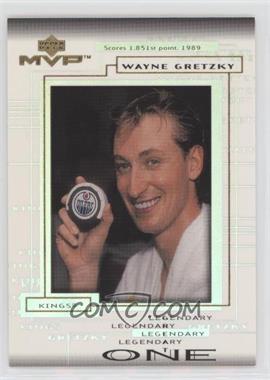 1999-00 Upper Deck MVP - Legendary One #LO-6 - Wayne Gretzky