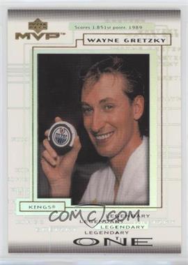 1999-00 Upper Deck MVP - Legendary One #LO-6 - Wayne Gretzky