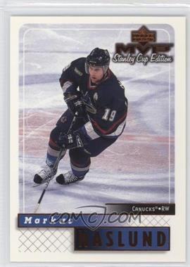 1999-00 Upper Deck MVP Stanley Cup Edition - [Base] #183 - Markus Naslund