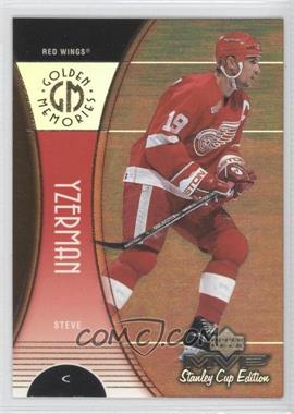 1999-00 Upper Deck MVP Stanley Cup Edition - Golden Memories #GM5 - Steve Yzerman