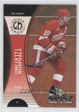 1999-00 Upper Deck MVP Stanley Cup Edition - Golden Memories #GM5 - Steve Yzerman