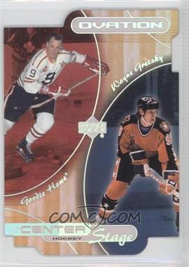 1999-00 Upper Deck Ovation - Center Stage #CS21 - Wayne Gretzky, Gordie Howe
