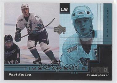 1999-00 Upper Deck Power Deck - Time Capsule - Auxiliary #AUX-TC2 - Paul Kariya