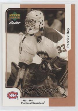 1999-00 Upper Deck Retro McDonald's - [Base] #MCD-15R - Patrick Roy