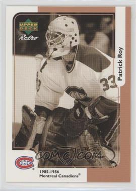 1999-00 Upper Deck Retro McDonald's - [Base] #MCD-15R - Patrick Roy