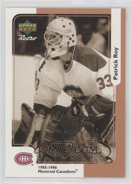 1999-00 Upper Deck Retro McDonald's - [Base] #MCD-15R - Patrick Roy