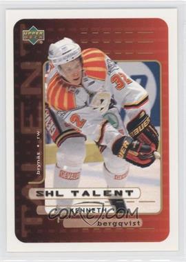 1999-00 Upper Deck Swedish - [Base] #202 - SHL Talent - Kenneth Bergqvist