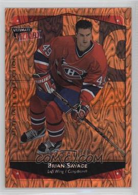 1999-00 Upper Deck Ultimate Victory - [Base] - Ultimate Collection #46 - Brian Savage /100