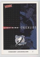 Tampa Bay Lightning Checklist (Vincent Lecavalier)