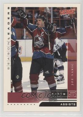 1999-00 Upper Deck Victory - [Base] #335 - Season Leaders - Joe Sakic