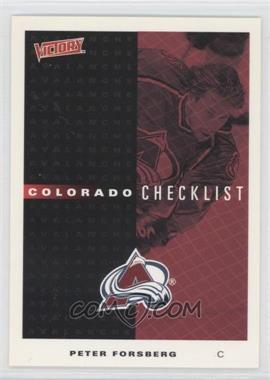 1999-00 Upper Deck Victory - [Base] #75 - Peter Forsberg