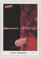 Red Wings Checklist (Steve Yzerman)