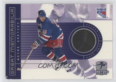 1999-00 Upper Deck Wayne Gretzky Hockey - Great Memorabilia #GM1 - Wayne Gretzky [EX to NM]