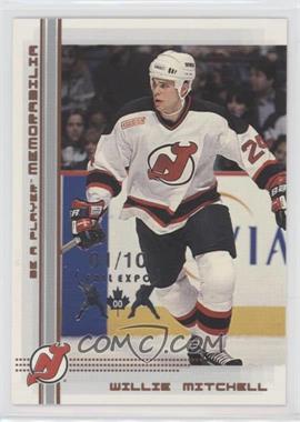 2000-01 In the Game Be A Player Memorabilia - [Base] - Copper Fall Expo 00 #174 - Willie Mitchell /10