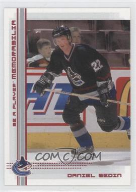 2000-01 In the Game Be A Player Memorabilia - [Base] - Ruby #397 - Daniel Sedin /200