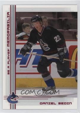 2000-01 In the Game Be A Player Memorabilia - [Base] - Ruby #397 - Daniel Sedin /200