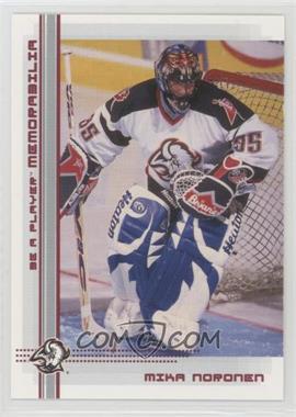 2000-01 In the Game Be A Player Memorabilia - [Base] - Ruby #448 - Mika Noronen /200