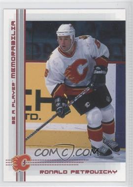 2000-01 In the Game Be A Player Memorabilia - [Base] - Ruby #478 - Ronald Petrovicky /200