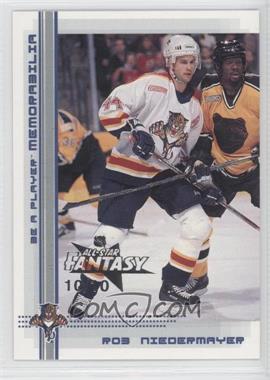 2000-01 In the Game Be A Player Memorabilia - [Base] - Sapphire All-Star Fantasy #259 - Rob Niedermayer /10