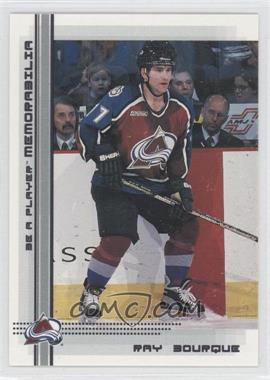 2000-01 In the Game Be A Player Memorabilia - [Base] #284 - Ray Bourque