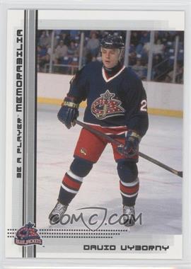 2000-01 In the Game Be A Player Memorabilia - [Base] #410 - David Vyborny