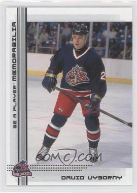 2000-01 In the Game Be A Player Memorabilia - [Base] #410 - David Vyborny