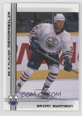 2000-01 In the Game Be A Player Memorabilia - [Base] #470 - Brian Swanson