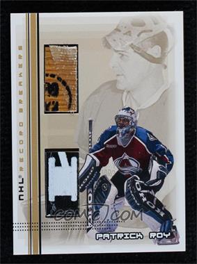 2000-01 In the Game Be A Player Memorabilia - NHL Record Breakers #RB-1 - Patrick Roy /33