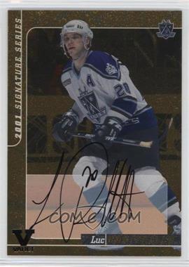 2000-01 In the Game Be A Player Signature Series - Autographs - Gold ITG Vault Black #35 - Luc Robitaille