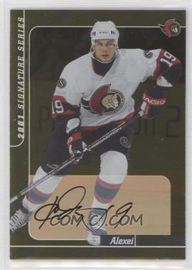 2000-01 In the Game Be A Player Signature Series - Autographs - Gold #207 - Alexei Yashin