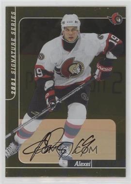 2000-01 In the Game Be A Player Signature Series - Autographs - Gold #207 - Alexei Yashin